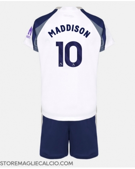 Tottenham Hotspur James Maddison #10 Maglia Gara Casa Repliche 2025-26 Bambino